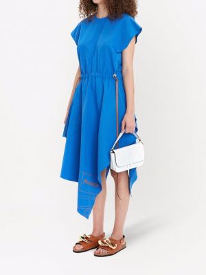 Asymetrické mini šaty Jw Anderson modré