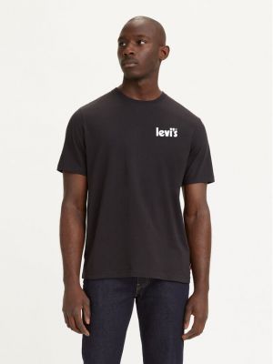 Relaxed тениска Levi's® черно