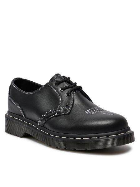 Ilgaauliai batai Dr. Martens juoda