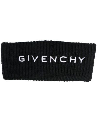 Čiapka s výšivkou Givenchy čierna