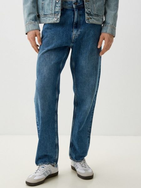 Прямые джинсы Guess синие