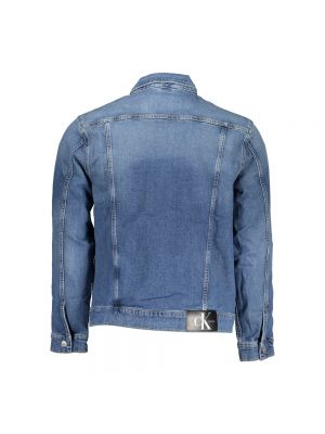 Kurtka jeansowa Calvin Klein niebieska