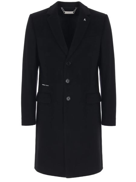 Черное пальто Philipp Plein