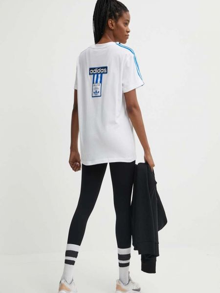 Koszulka bawełniana Adidas Originals biała