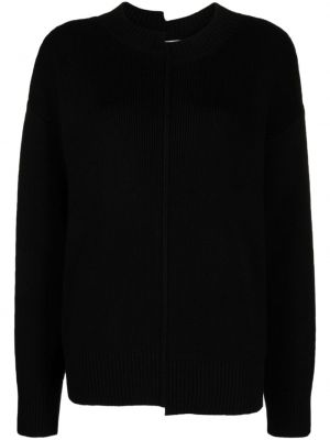 Асиметричен пуловер St. Agni черно