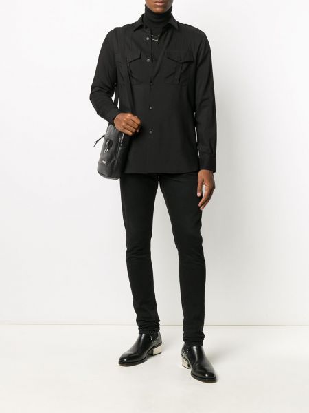 Chemise avec poches Saint Laurent noir