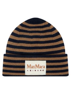 Kepurė Max Mara Leisure ruda