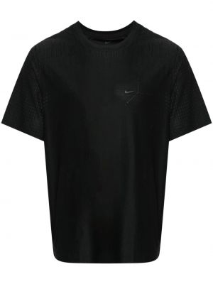 Тениска с принт Nike черно
