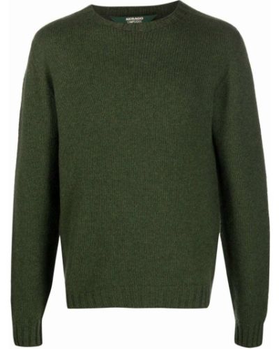 Jersey de tela jersey de cuello redondo Sebago verde