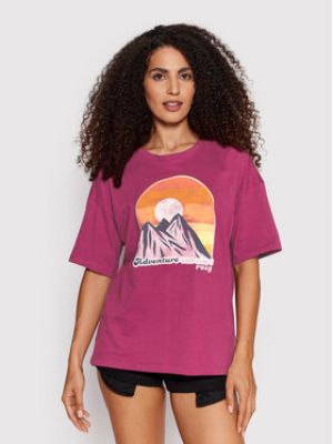 T-shirt large Roxy violet