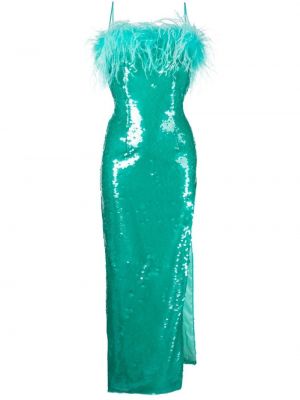 Коктейлна рокля с пайети с пера Giuseppe Di Morabito