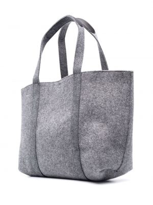 Nákupná taška s vreckami Tila March sivá