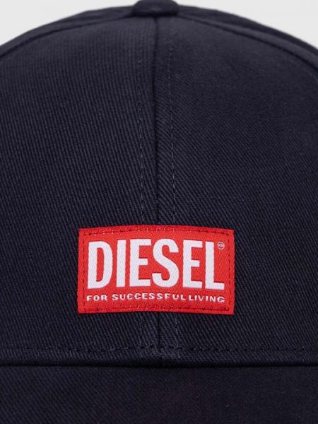 Хлопковая кепка Diesel синяя
