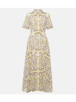 Βαμβακερή μίντι φόρεμα με σχέδιο Tory Burch