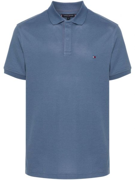 Poloshirt med broderier Tommy Hilfiger blå