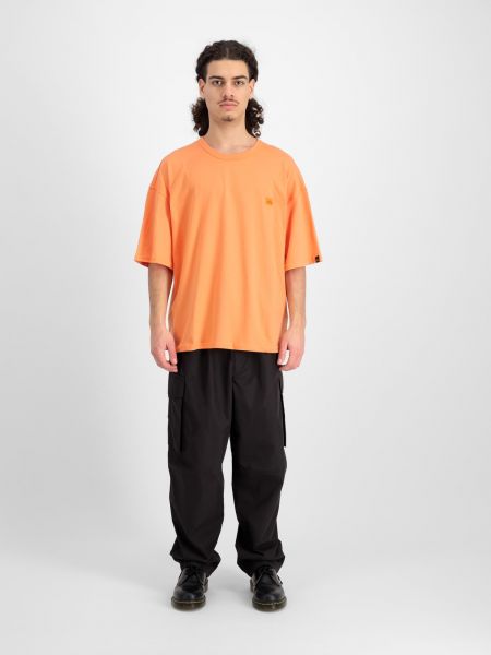 Marškinėliai Alpha Industries oranžinė
