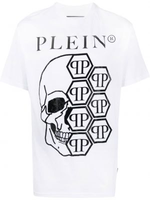 T-shirt à imprimé Philipp Plein blanc