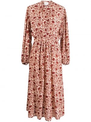Φλοράλ μίντι φόρεμα με σχέδιο Bonpoint