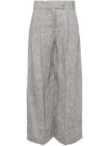 Pantaloni cu pliu presat de in 's Max Mara