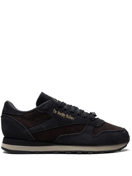 Klassinen nahka tennarit Reebok Classic Leather musta