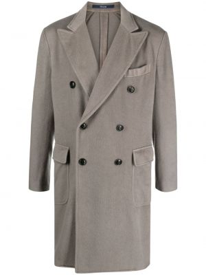 Kašmírový kabát Drumohr šedý