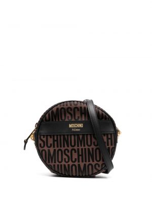 Crossbody kabelka s potlačou Moschino
