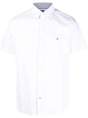 Haftowana koszula Tommy Hilfiger biała
