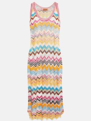 Пляжное платье с узором зигзаг Missoni, разноцветный