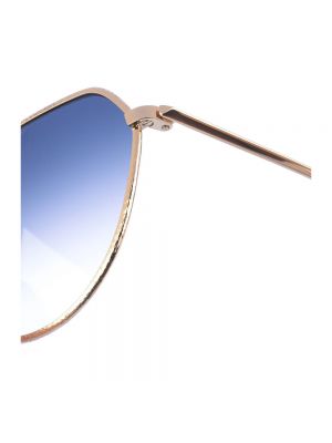Okulary przeciwsłoneczne Victoria Beckham niebieskie