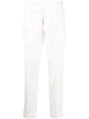 Slim fit hlače Dell'oglio bela