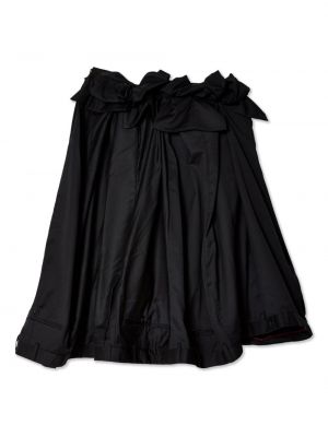 Péřové mini sukně s mašlí Hodakova černé