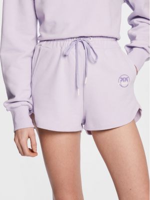 Pantaloni scurți de sport Pinko violet