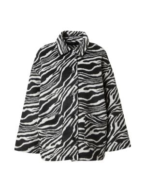 Starpsezonu sieviešu jaka ar zebras rakstu Vero Moda melns