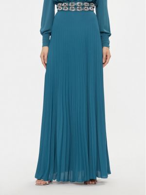 Midi suknja Elisabetta Franchi plava