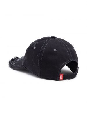 Medvilninis kepurė su snapeliu Diesel juoda