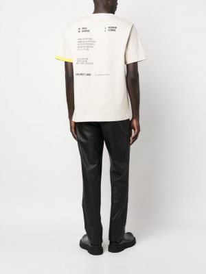 T-shirt en coton à imprimé Helmut Lang