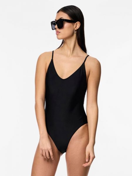 Jednodijelni kupaći kostim Pieces crna