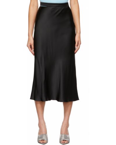 Černé saténové sukně Gauge81