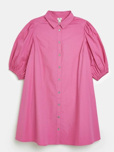 Sukienka koszulowa River Island różowa