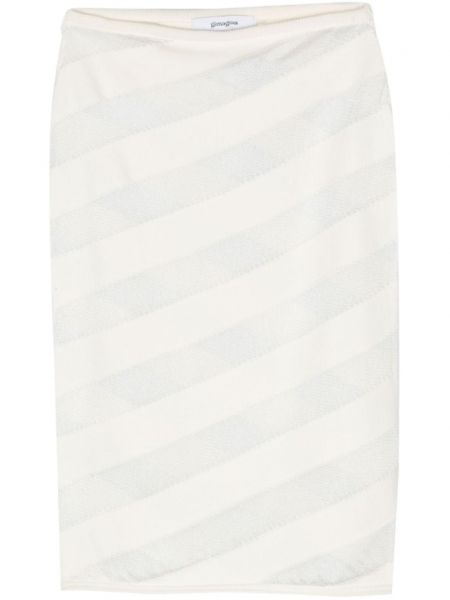 Prozirna suknja Gimaguas bijela