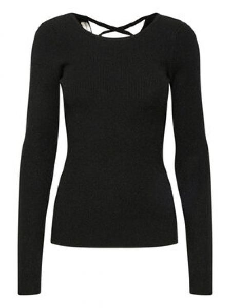 Slim fit svetr Inwear černý