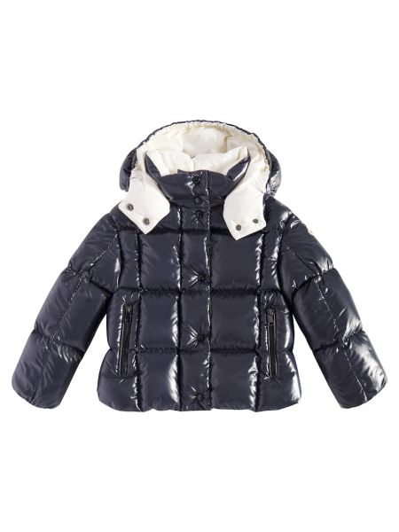 Untuvatakki tytöille Moncler Enfant sininen