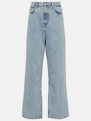 Прямые джинсы с низкой талией Wardrobe.nyc синие
