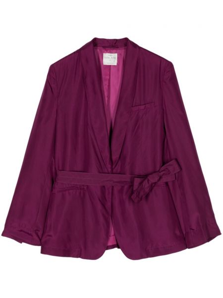 Svilena jakna Forte_forte vijolična