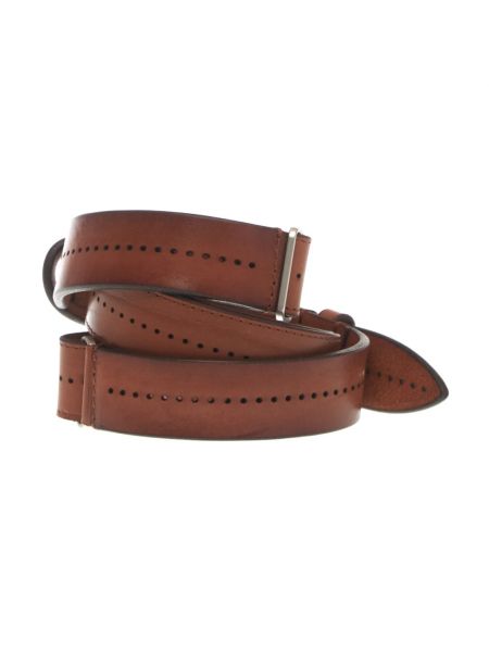 Cinturón de cuero con hebilla Orciani marrón