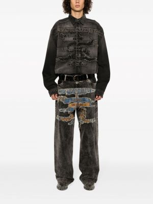 Jeans ausgestellt Y/project schwarz