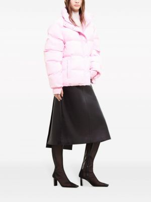 Kabát s výšivkou Courrèges růžový