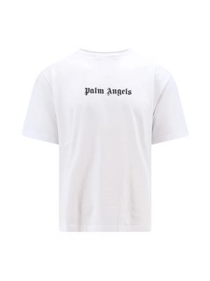 Koszulka z dekoltem w serek Palm Angels biała