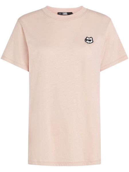 T-krekls Karl Lagerfeld rozā