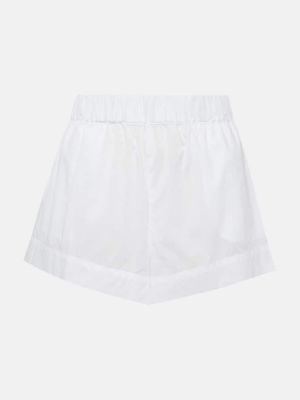 Pantalones cortos de algodón Asceno blanco